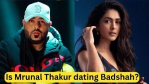 Is Mrunal Thakur dating Badshah? Stars seenholding each other’s hands in Diwali party, videotape VIRAL